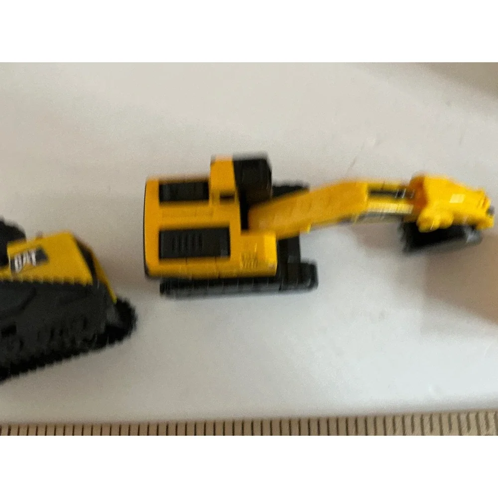 CAT Construction Vehicle Toy Lot Excavator Bulldozer Dump Truck Yellow Mini Set